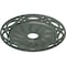 Ekena Millwork Loera Ceiling Medallion (Canopies up to 6 1/4"), 26 5/8"OD x 4 1/2"ID x 1 3/8"P, Cloud Burst Crackle CM26LOCBC - alternate 2